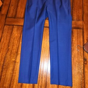Men's flat front dress trousers